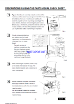 EH3500AC2 PARTS VISUAL CHECK SHEETS