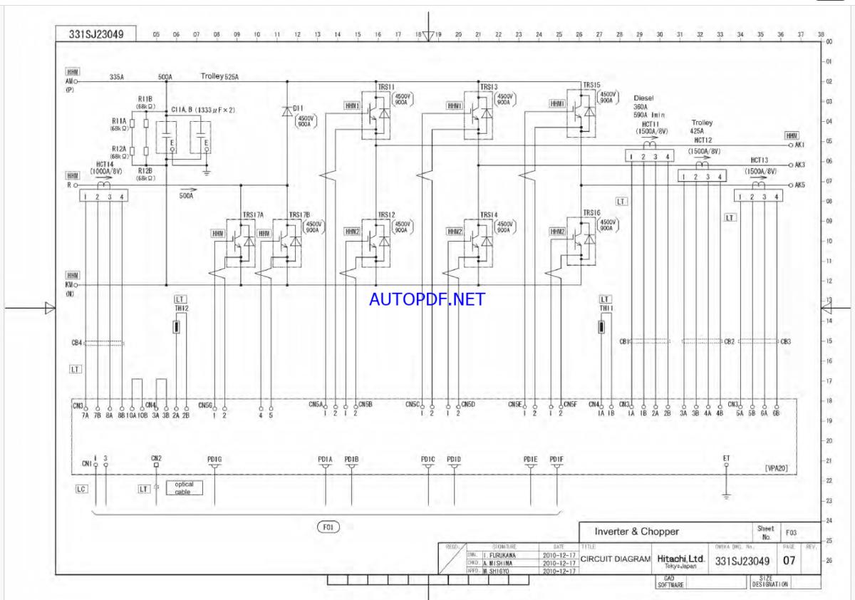 EH3500AC2 PARTS VISUAL CHECK SHEETS