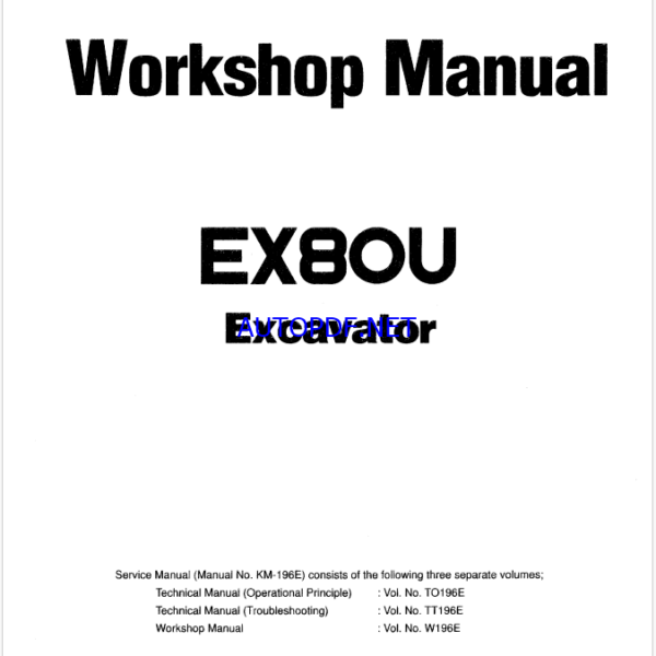 EX80U Workshop manual
