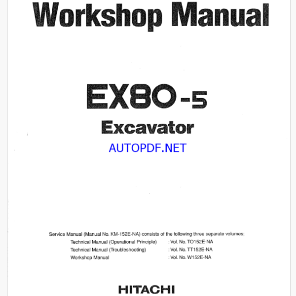 EX80-5 Workshop manual