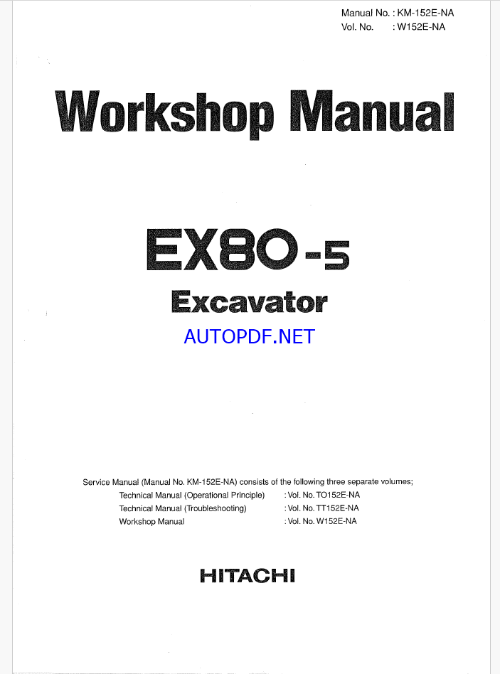 EX80-5 Workshop manual