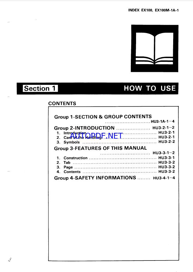 EX100 Service Manual