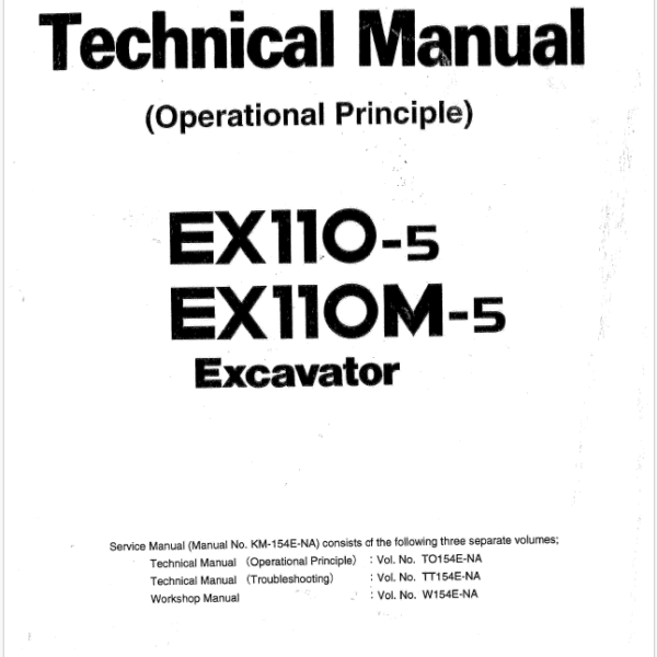 EX110-5,EX110M-5 Technical manual (Operational Principle)