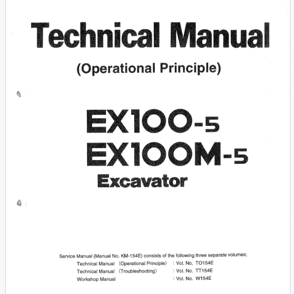 EX100-5,EX100M-5 Technical manual (Operational Principle)