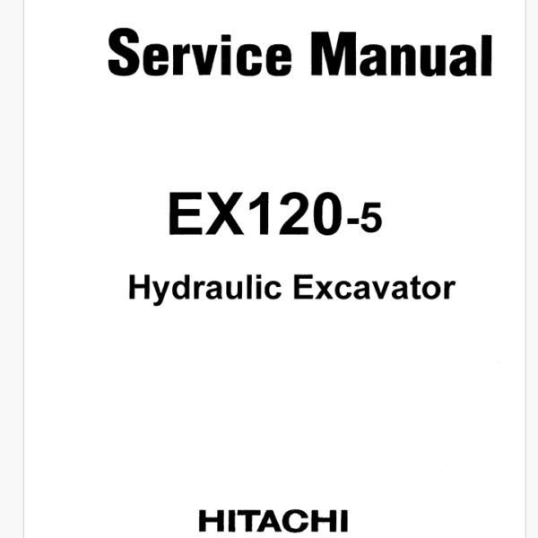 EX120-5 Technical manual (Troubleshooting)