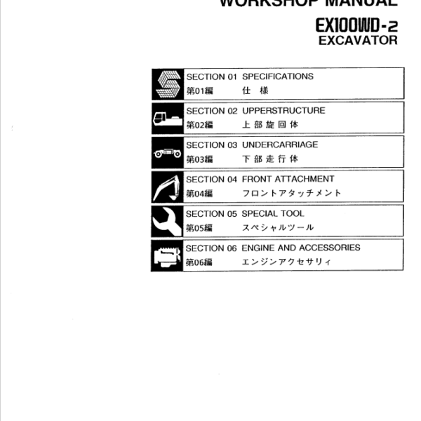 EX120-3 Workshop manual