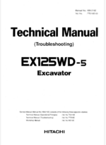 EX125WD-5 Technical manual (Troubleshooting)