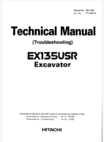EX135USR Technical manual (Troubleshooting)