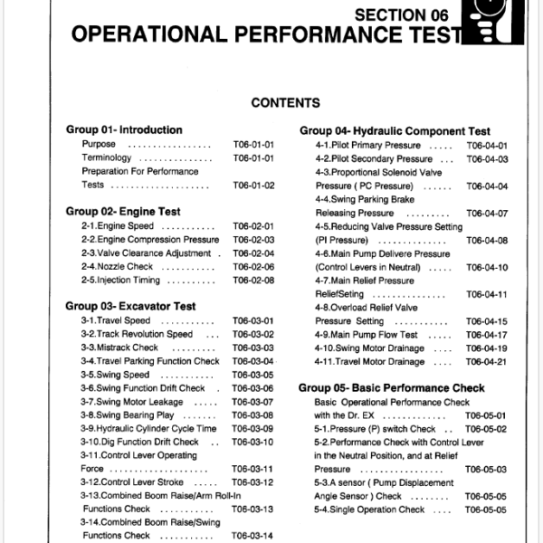 EX200-3 Technical manual
