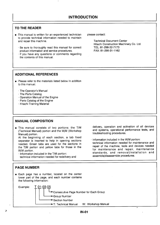 EX200-3 Workshop manual