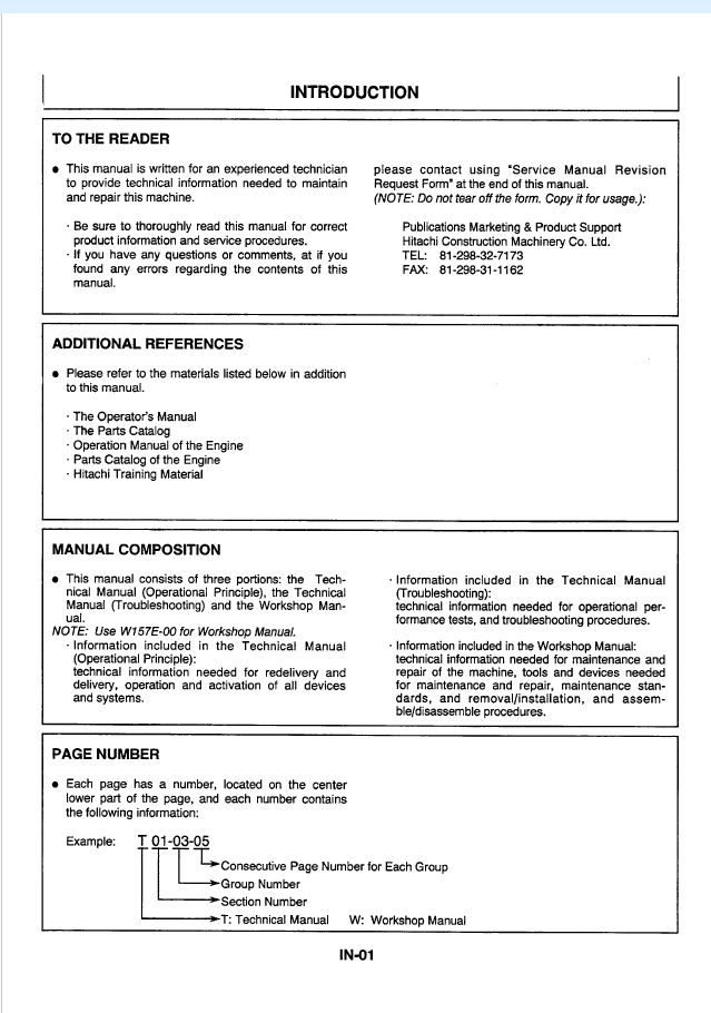 EX200-5 Technical manual (Operational Principle)