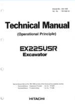 EX225USR Technical manual (Operational Principle)