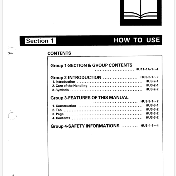 EX300 Service Manual