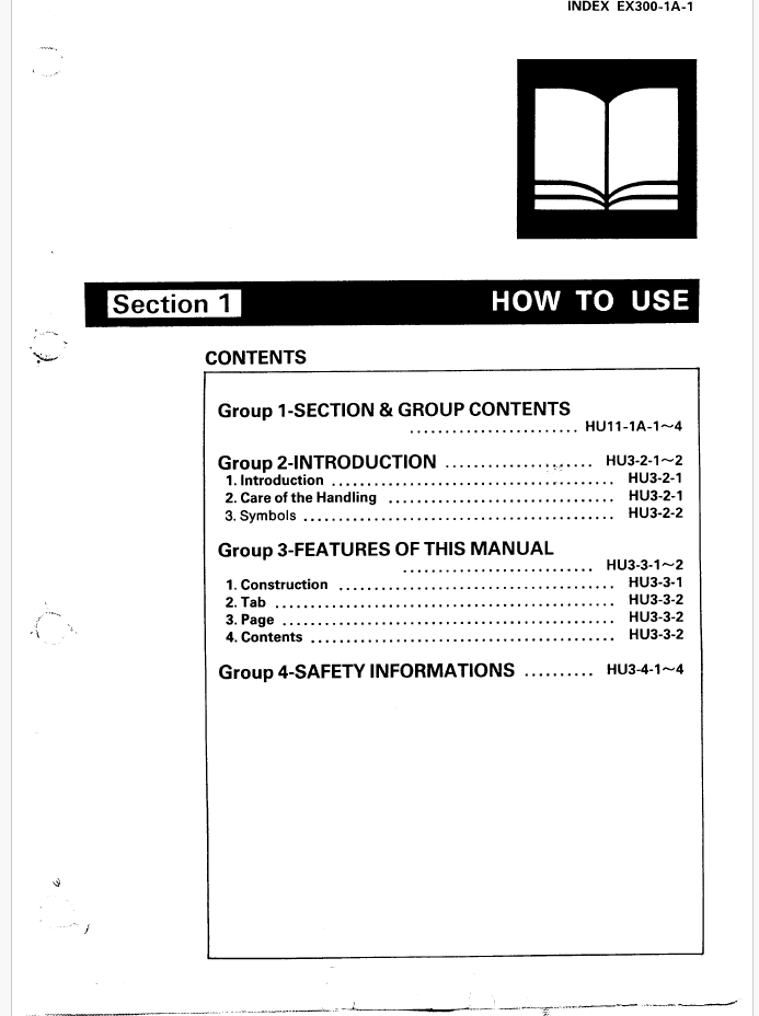 EX300 Service Manual
