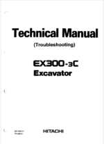 EX300-3C Technical manual (Troubleshooting)