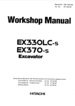 EX330LC-5,EX370-5 Workshop manual
