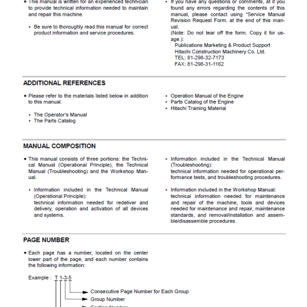 EX400-5,EX400LC-5,EX450LC-5 Technical manual (Troubleshooting)