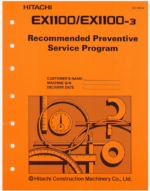 EX1100-3 PREVENTIVE MAINTENANCE PROGRAM KIT