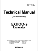 EX1100-3 Technical manual (Troubleshooting)