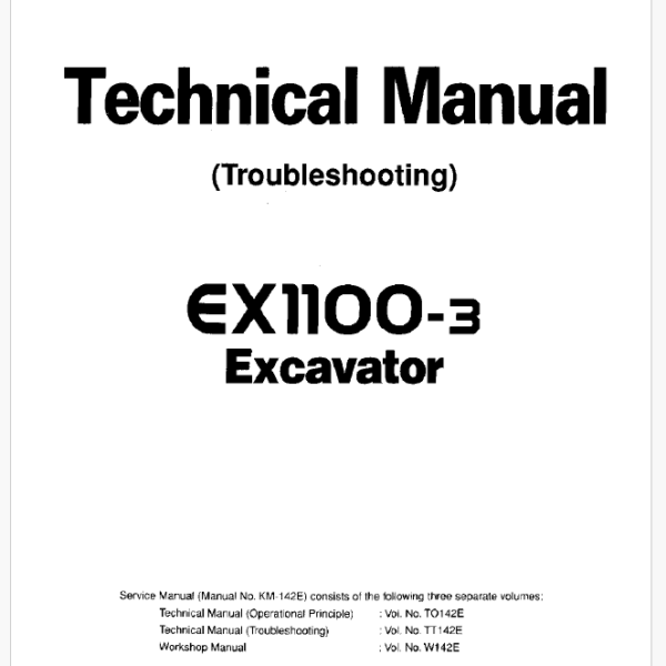 EX1100-3 Technical manual (Troubleshooting)