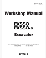 EX550,EX550-3 Workshop manual
