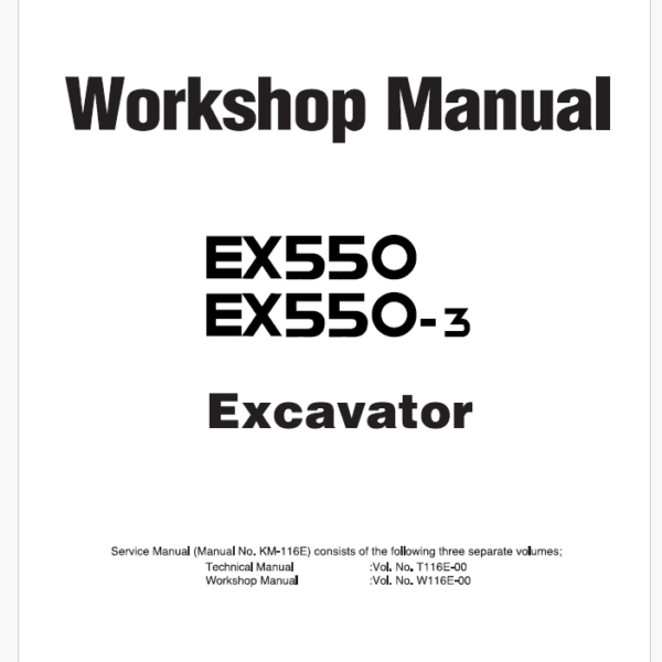 EX550,EX550-3 Workshop manual