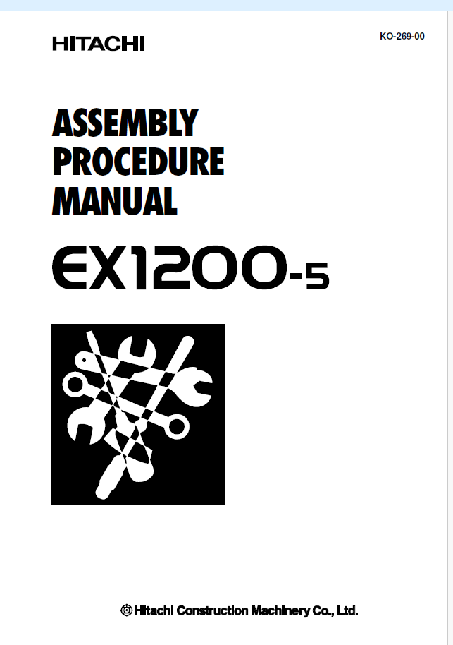 EX1200-5 ASSEMBLY PROCEDUER MANUAL
