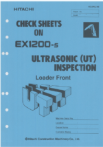 EX1200-5 Technical manual (Troubleshooting)