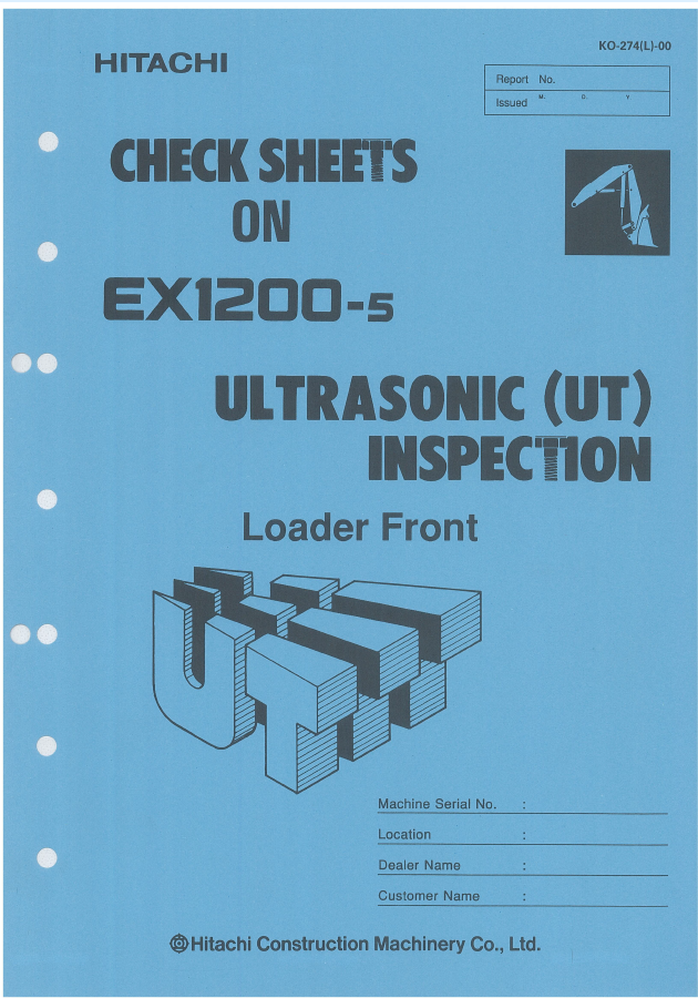 EX1200-5 Technical manual (Troubleshooting)