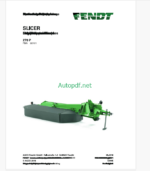 Fendt 270P Slicer Operator's Manual (FEL1390620401)