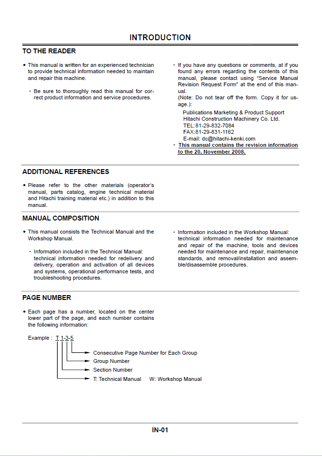 EX1200-5 Workshop manual