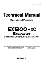 EX1200-5C CUMMINS ENGINE Technical manual (Operational Principle)