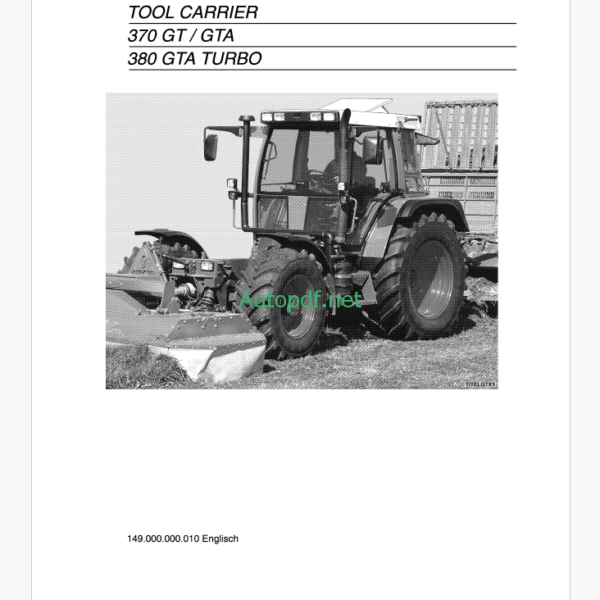 Fendt 350P (FBR, FBQ Slicer Disc Mower) Operator's Manual (FEL1390660401)