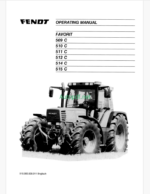 Fendt 509C, 510C, 511C, 512C, 514C, 515C Favorit Tractor Operator's Manua