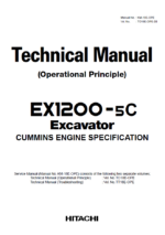 EX1200-5C CUMMINS ENGINE Technical manual (Operational Principle)