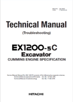 EX1200-5C CUMMINS ENGINE Technical manual (Troubleshooting)