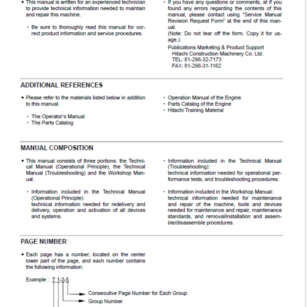 EX1200-5C Technical manual (Operational Principle)
