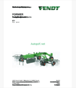 Fendt 671 Former Operator's Manual (FEL1282740401)