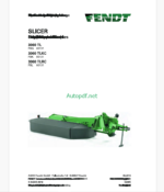 Fendt 3060 TL, 3060 TLKC, 3060 TLRC Slicer Operator's Manual (FEL1376950401)
