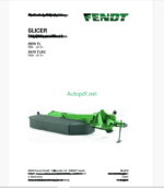 Fendt 3570 TL, 3570 TLKC Slicer Operator's Manual (FEL1376960401)
