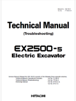 EX2500E-5 Technical manual (Troubleshooting)