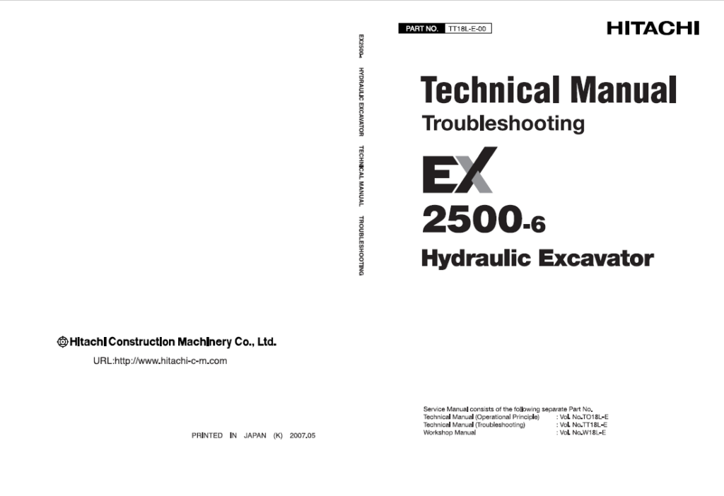 EX2500-6 Technical manual (Troubleshooting)