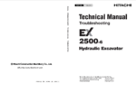 EX2500-6 Technical manual (Troubleshooting)