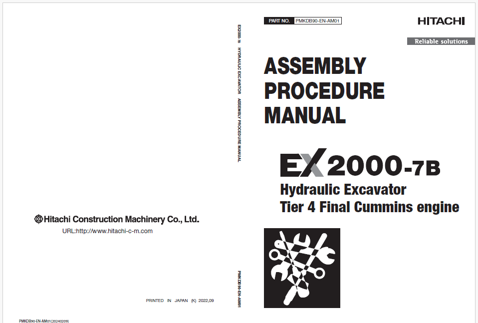 EX2000-7B (Cummins T4F) ASSEMBLY PROCEDURE MANUAL