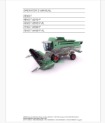 Fendt 8370P, 8370P AL, 8400P, 8400P AL Harvesting Operator's Manual (D3151100M5)