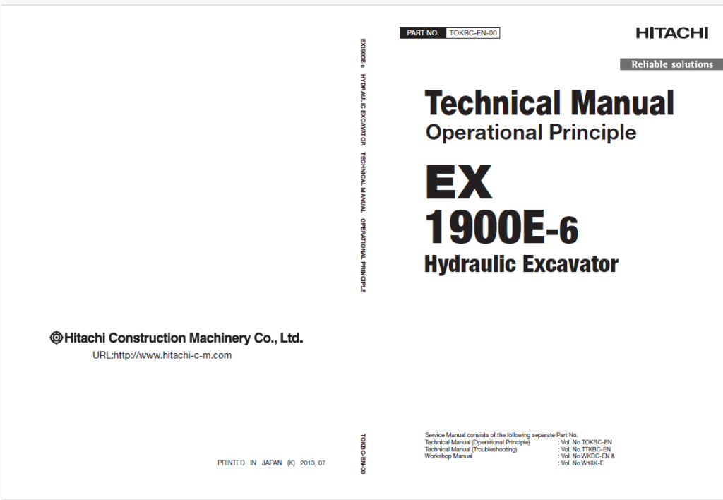 EX1900E-6 Technical Manual Operational Principle
