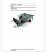 Fendt 9470x, 9470x AL Harvesting Operator's Manual (D3152100M1)