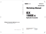 EX1900E-6 Workshop Manual