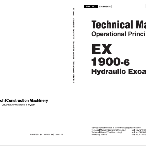 EX1900-6 Technical Manual (Operational Principle)