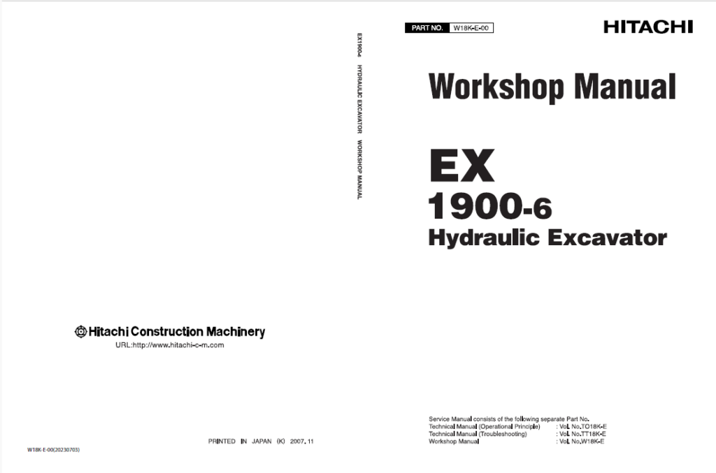 EX1900-6 Workshop Manual
